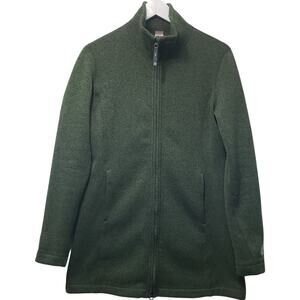 STIO Sweetwater Fleece Jacket Full Zip Heather Green Women's Size Small
